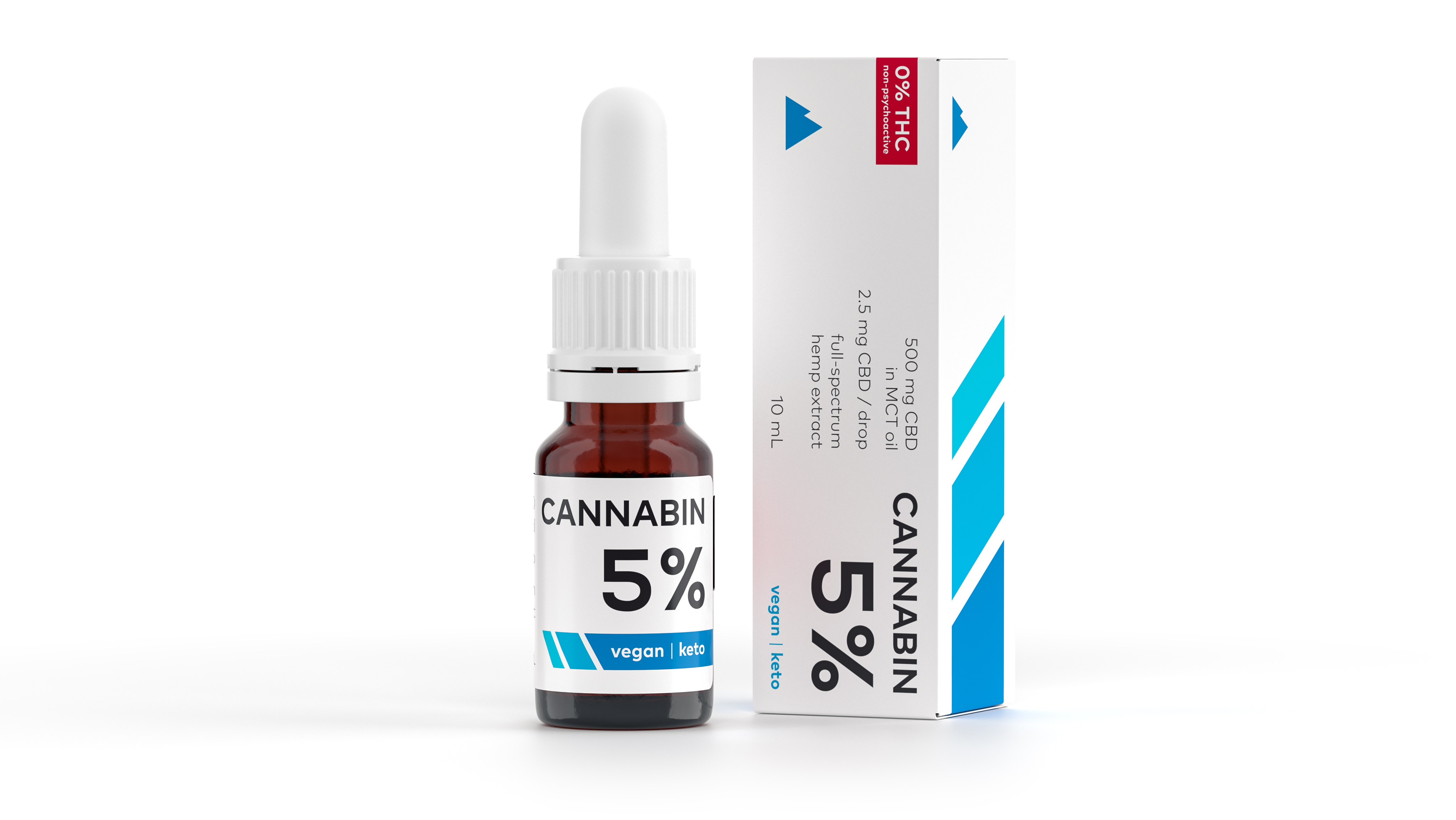 CANNABIN Drops 5%, 500mg CBD
